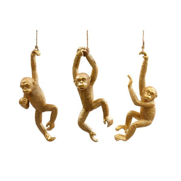 Latitude Vive Andryc Hanging Monkey Figurine Wayfair.co.uk